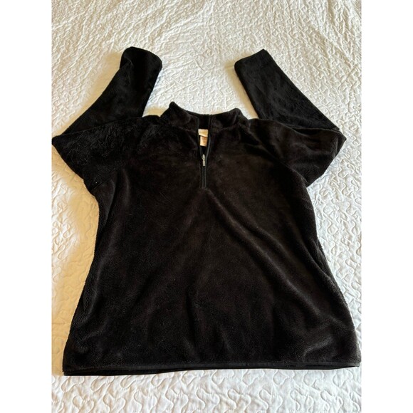 Covington Black HalfZip Pullover Soft Sweater size large - Picture 1 of 6